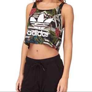 Adidas Printed Cropped Tank